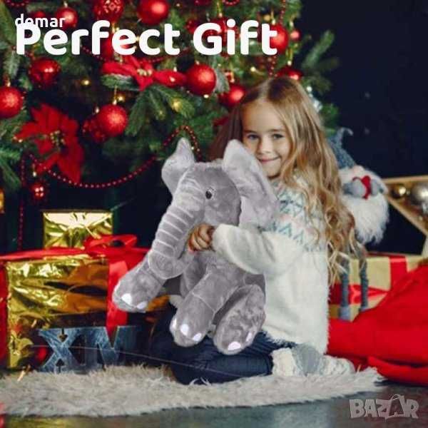Плюшена играчка Sricam – сив слон