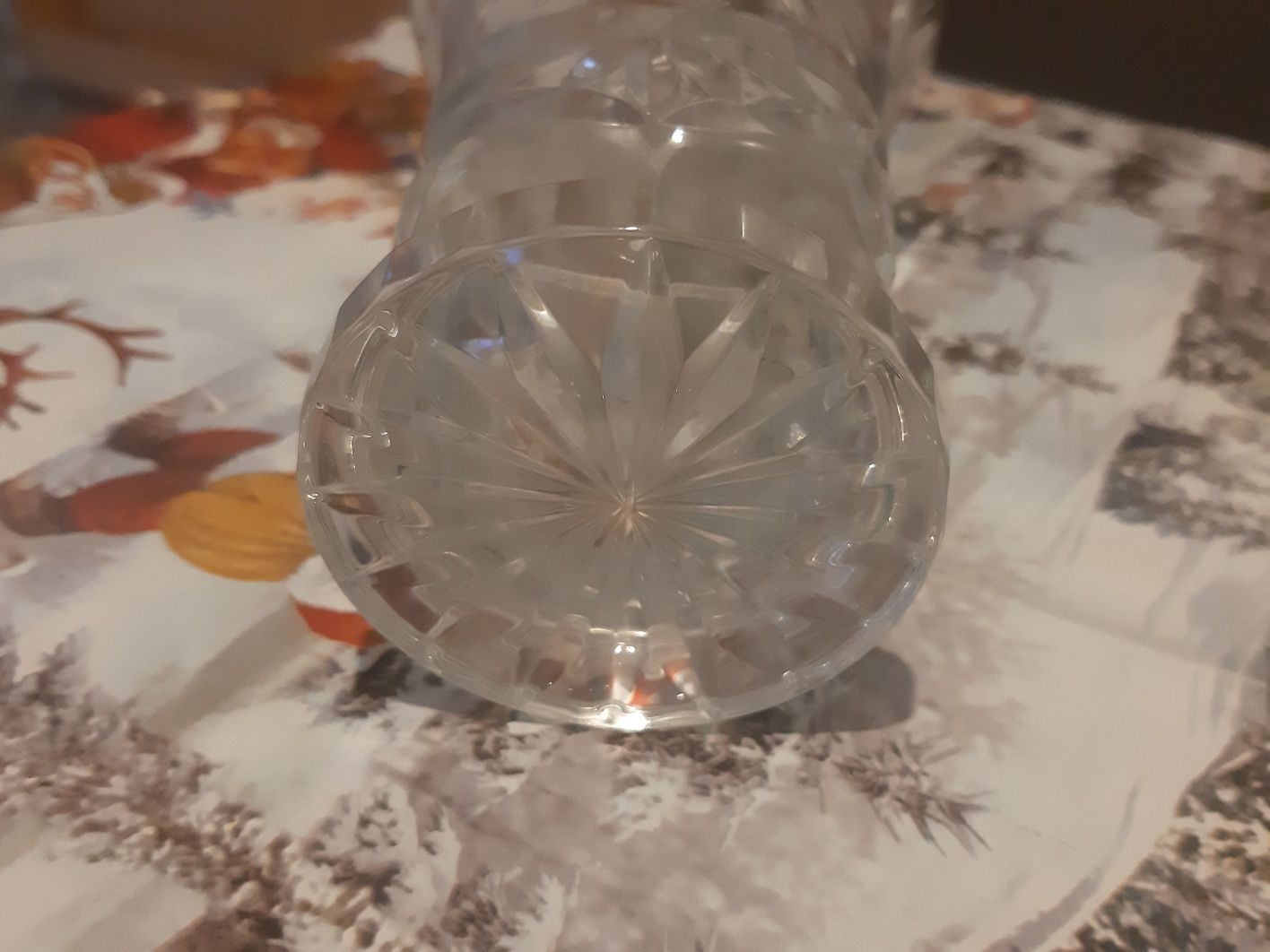 Vaza De Cristal Veche