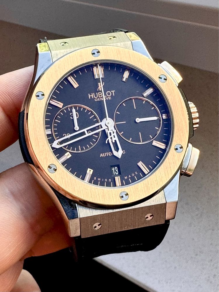 Hublot Classic Fusion Chronogaraph Aur Rose Titan 45mm Acte Automat