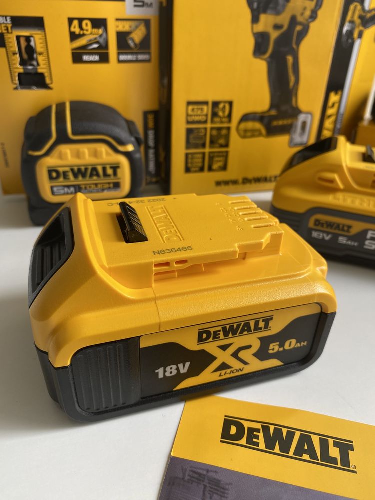 DeWALT Батерия DCB184 5Ah 18V 2023г. с Гаранция