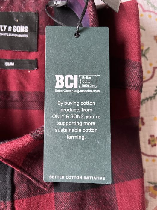 Нова Only & Sons риза L slim fit 100% памук