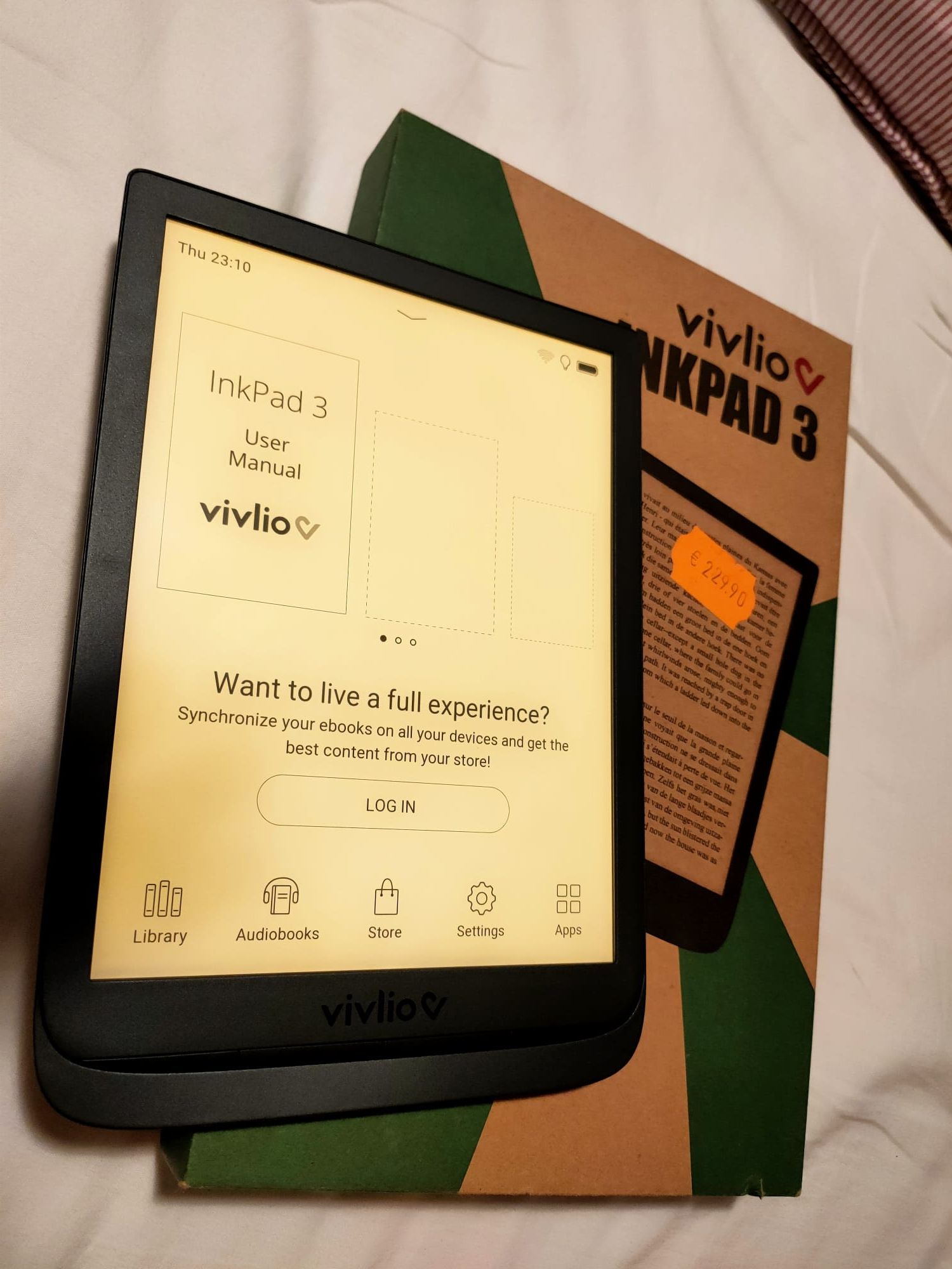 Ebook reader Pocketbook Vivlio, InkPad 3,