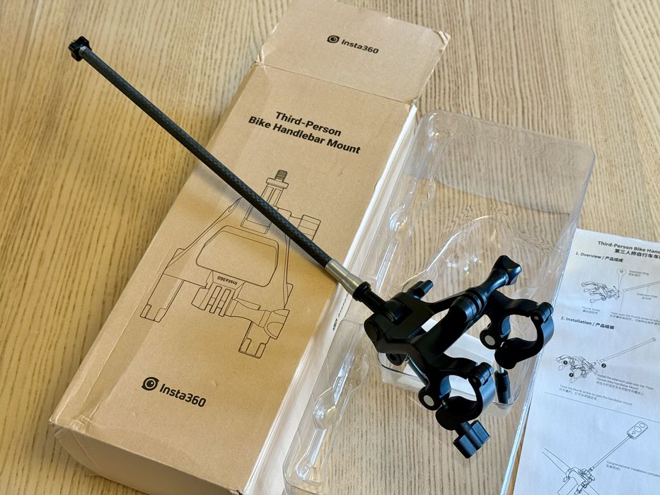 Insta360 Third-Person Bike Handlebar Mount - suport ghidon