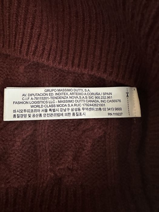 Пуловер Massimo Dutti с кашмир