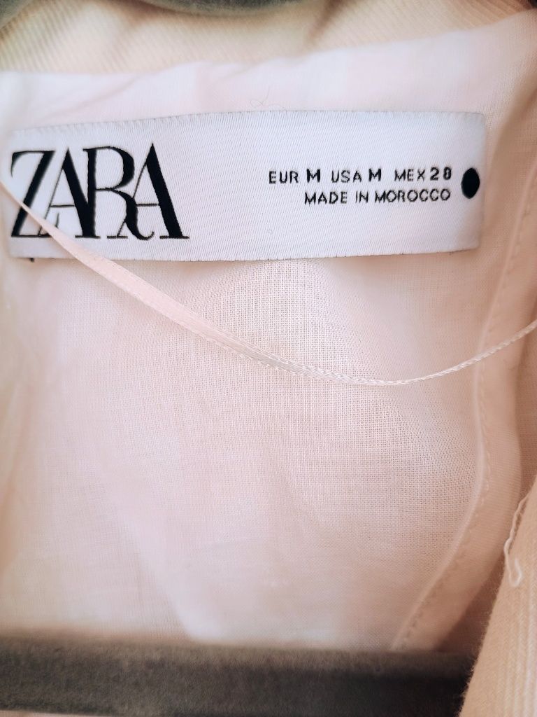 ZARA памучно сако с копчета, М