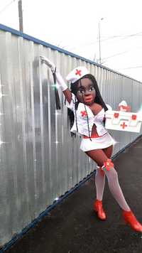 Мулатка  медсестричка ростовые куклы