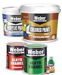 Вебер Weber, краски и эмульсии  в широком ассортименте