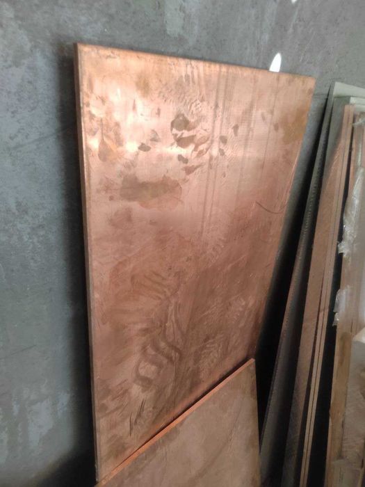 Медные листы 600х1500мм М1