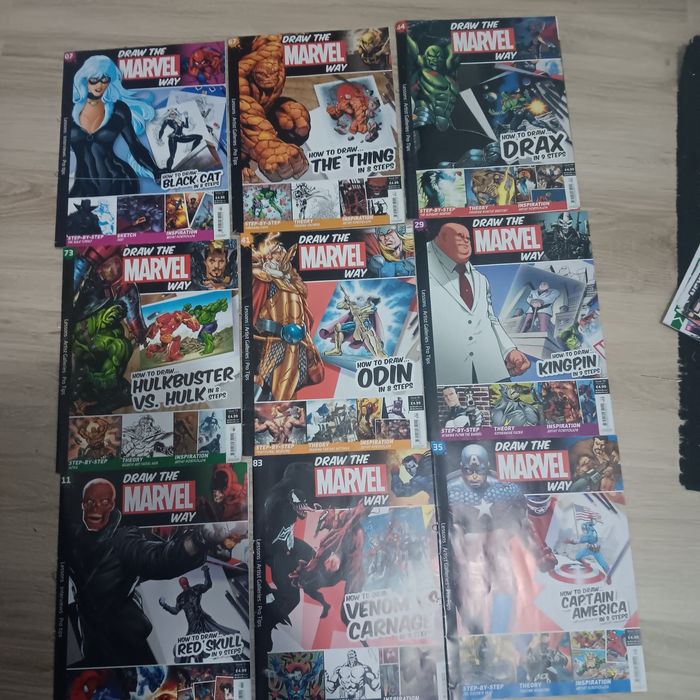 Reviste "draw the marvel way"