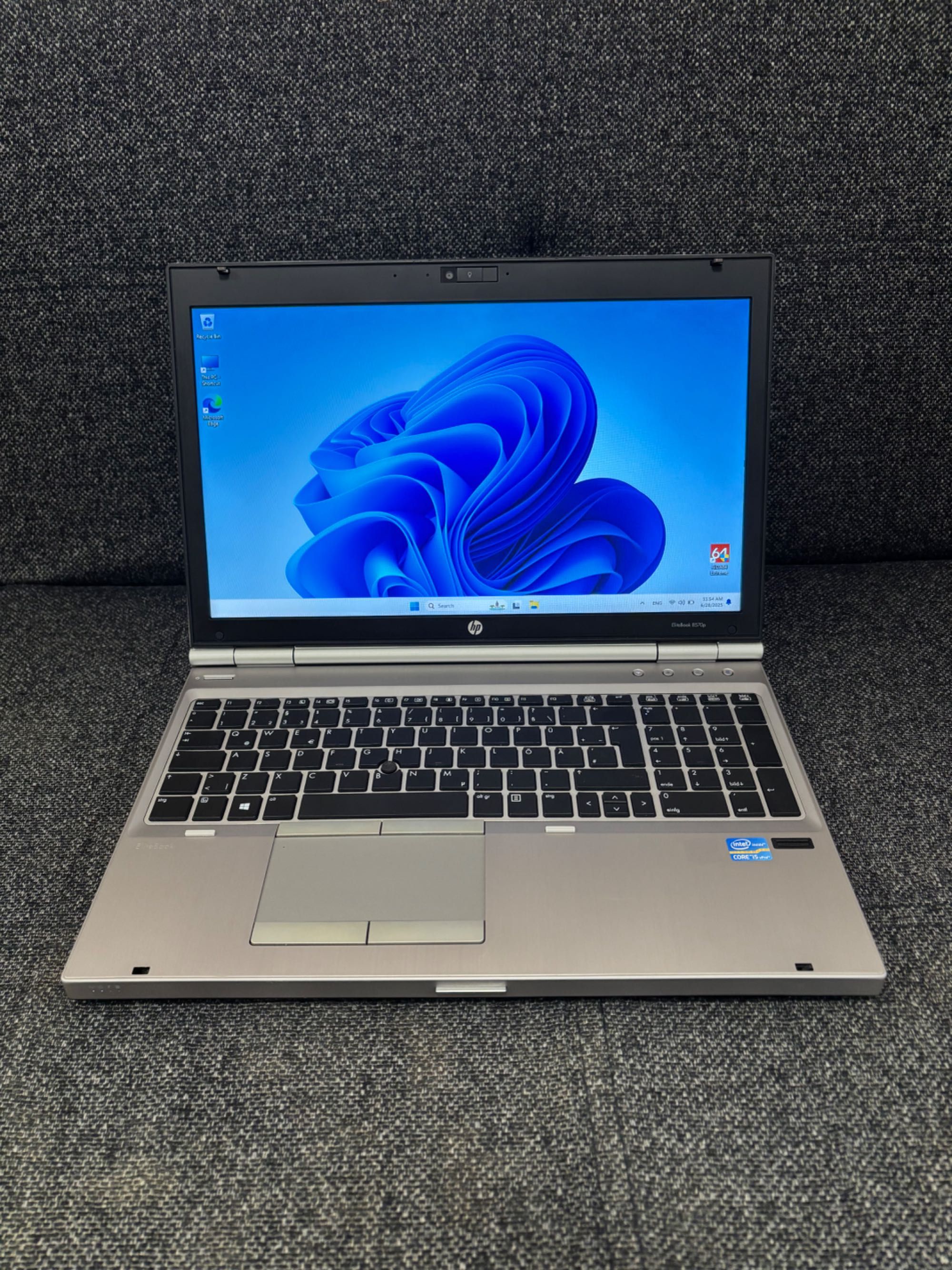 Лаптоп за офис и учене • HP 8570p • i5 • SSD • 8GB RAM