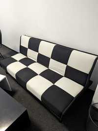 Канапе - диван клик клак черно бяло