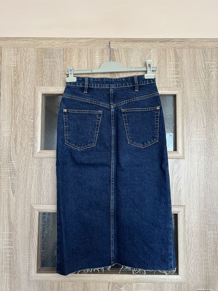 Дънкова Midi пола Zara