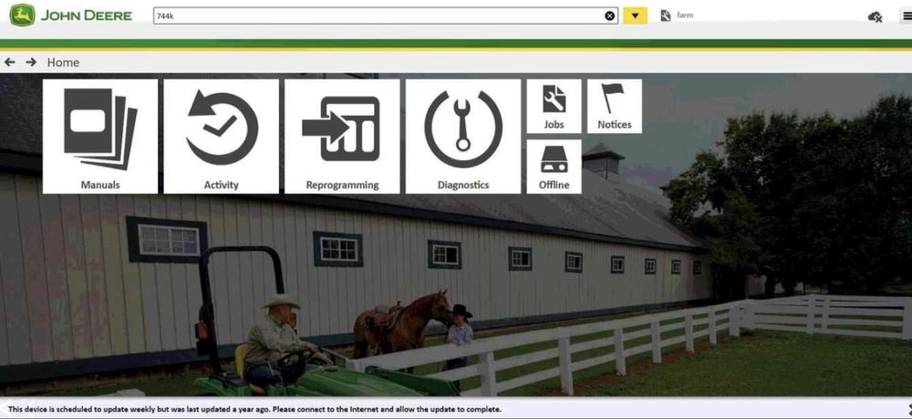 SSD cu softul de diagnoza gata instalat John Derre 05.2023 windows 10