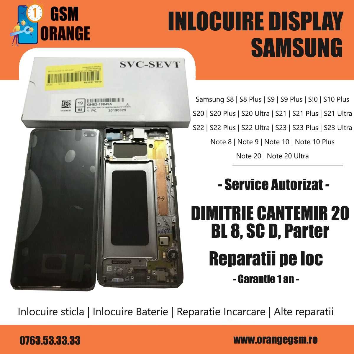 Display Samsung S10 Plus ca Nou Montaj pe loc Garantie 1an