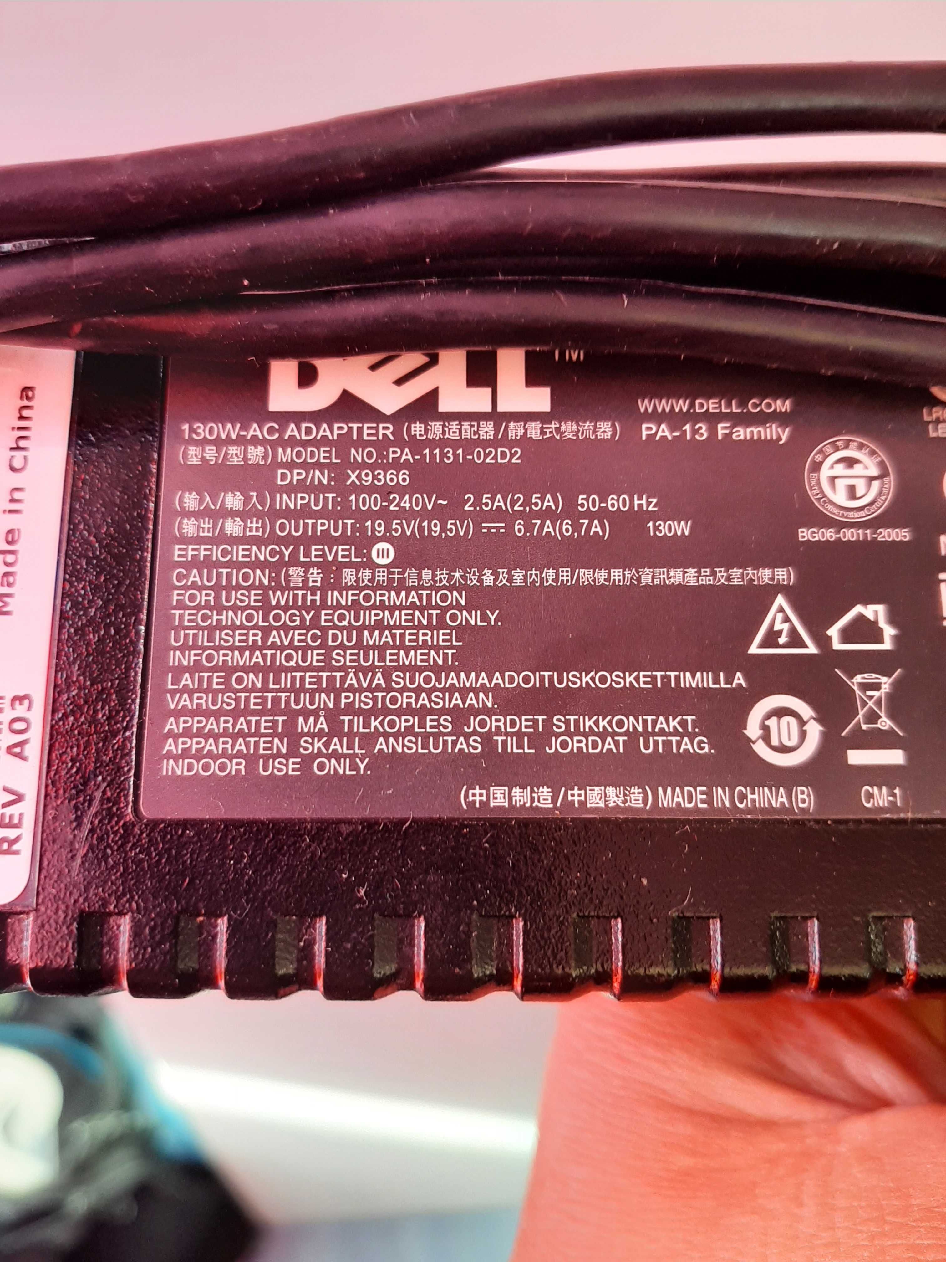 Incarcatoare laptop Dell 210W / 130w / 90w