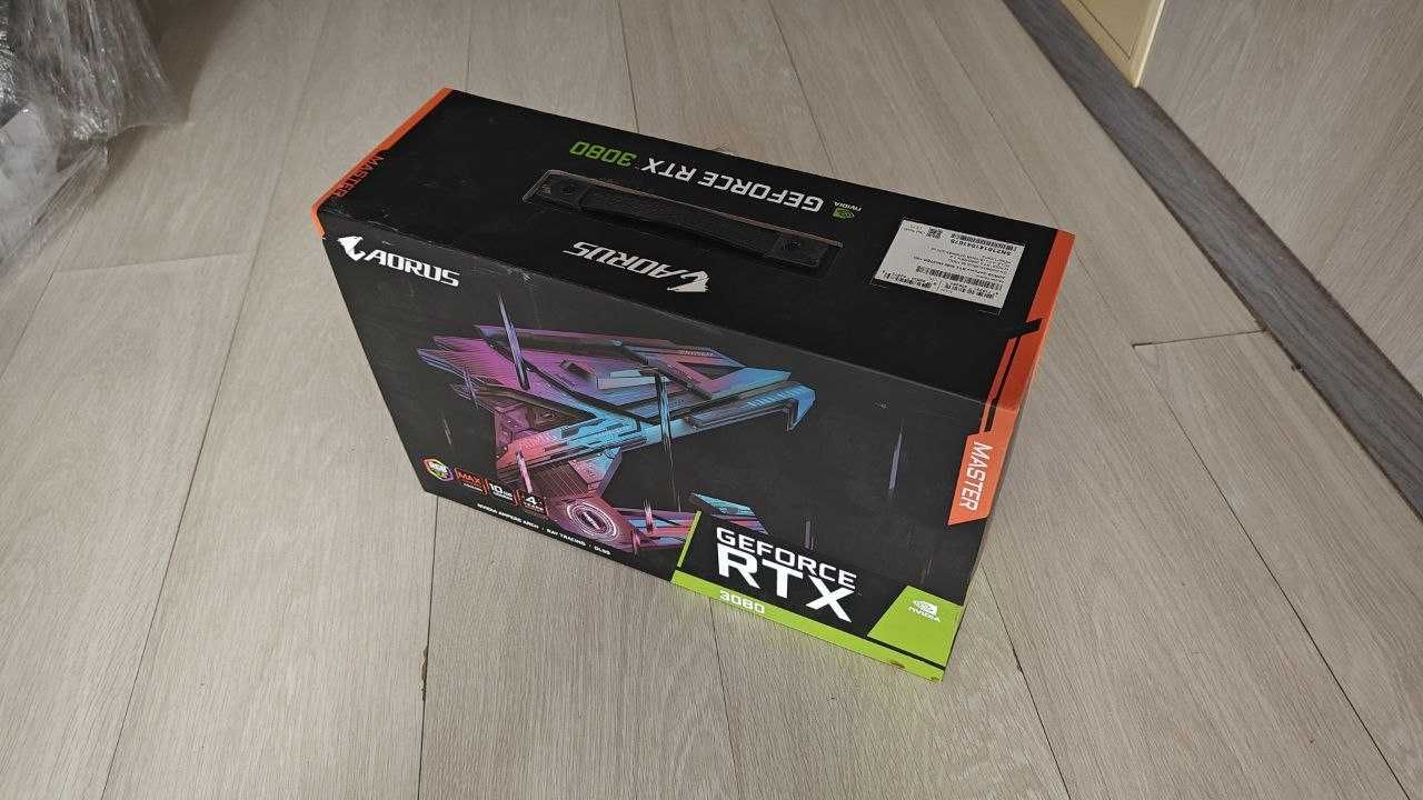 Видеокарта топовая RTX 3080 AORUS MASTER 10240MB 320bit GDDR6X