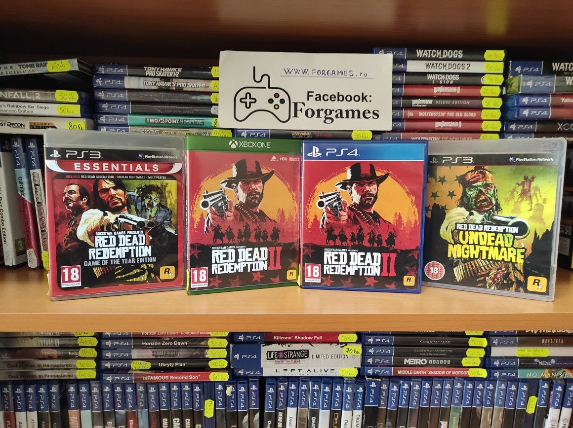 jocuri consola Red Dead Redemption 2 Xbox One PS4 Undead Nightmare PS3