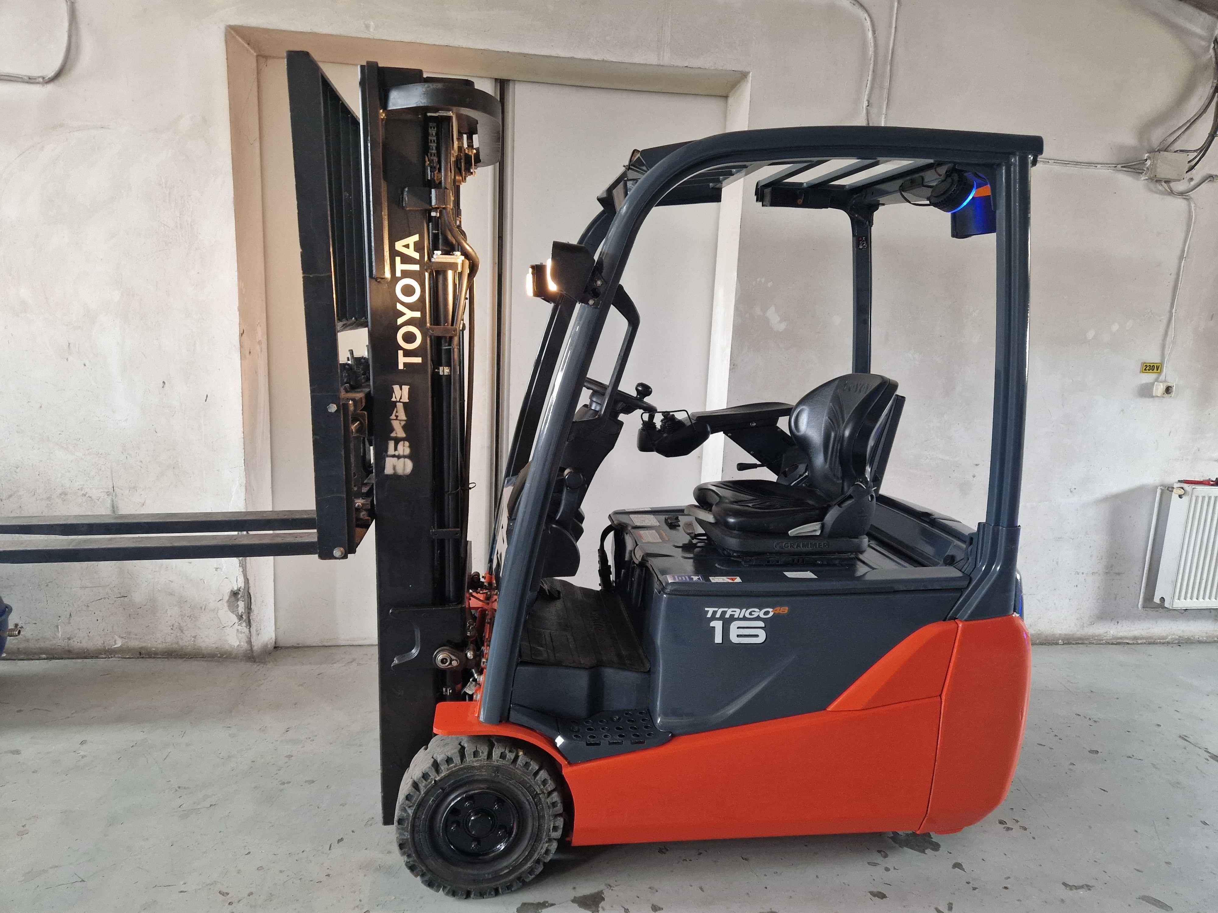 Stivuitor electric Toyota 8FBET16, stare perfecta de functionare