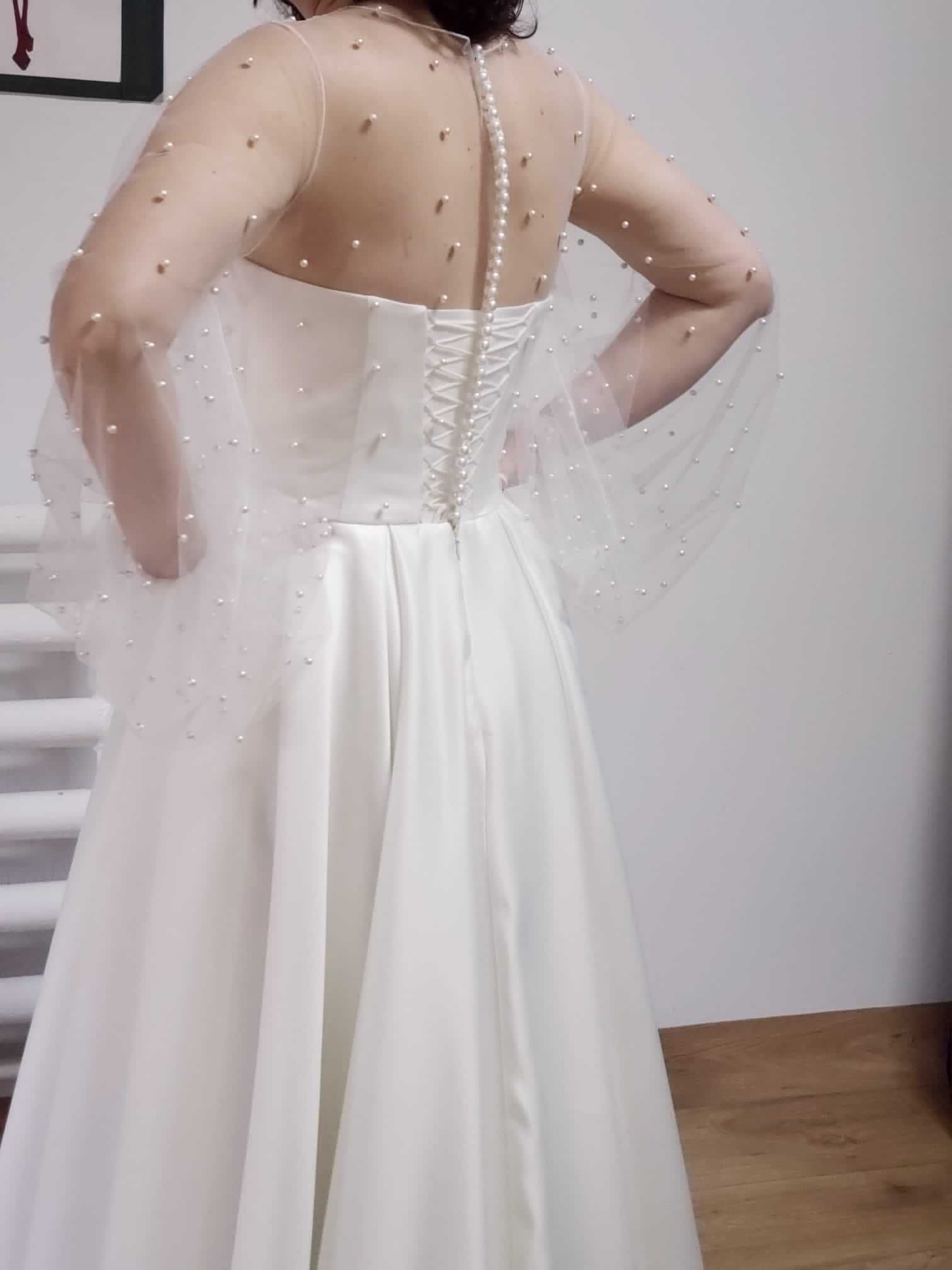 Rochie de mireasă creată de Casa de Modă Aoora- Eleganta