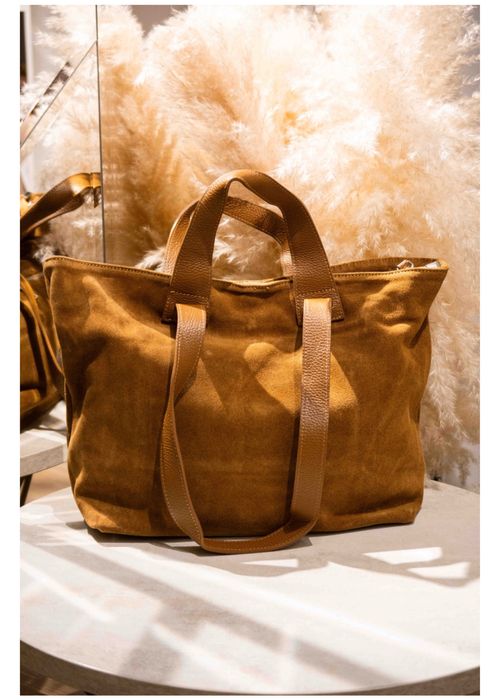 Сумка натуральная кожа и замша