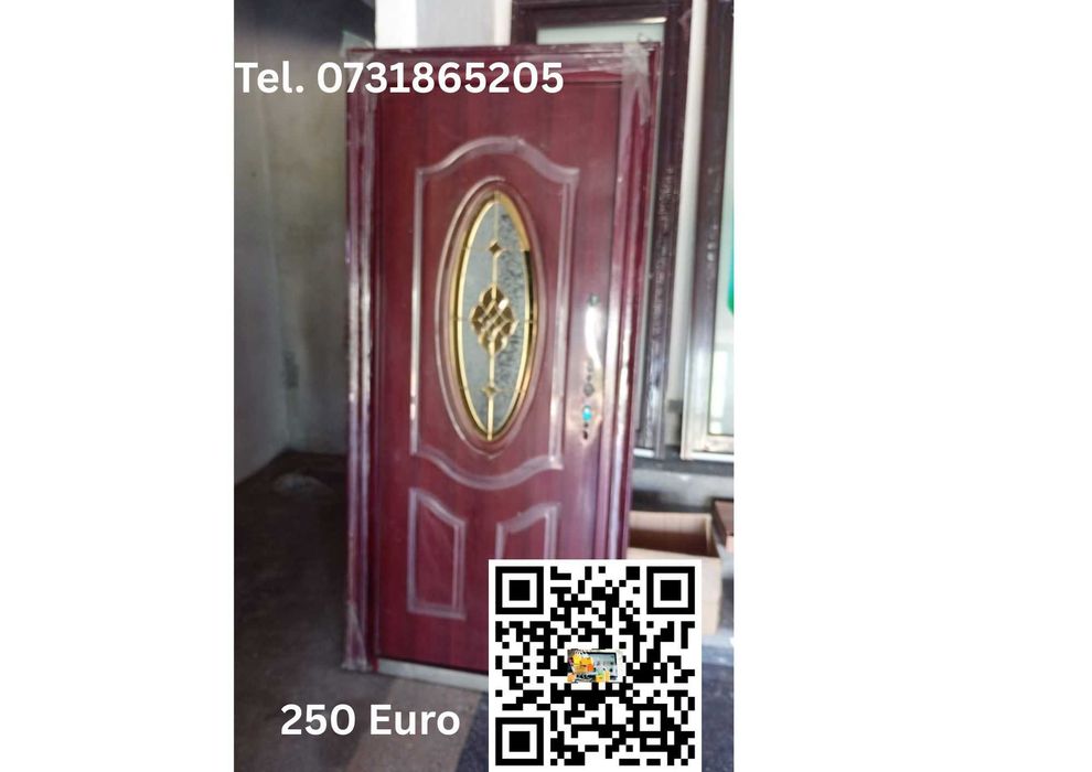 Usi noi de interior, vitrate, sticlă dublă, ramă  aluminiu Germania