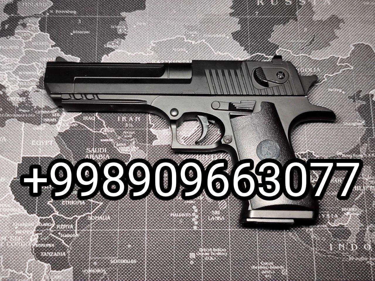 Пистолет Железный игрушечный металлические с пульками - ДОСТАВКА