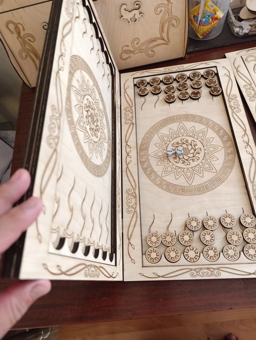 Нарды ручная работа