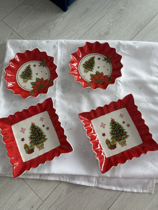 Новогодишни чинии, 1 снимка = 25 лв, всичко 50 лв