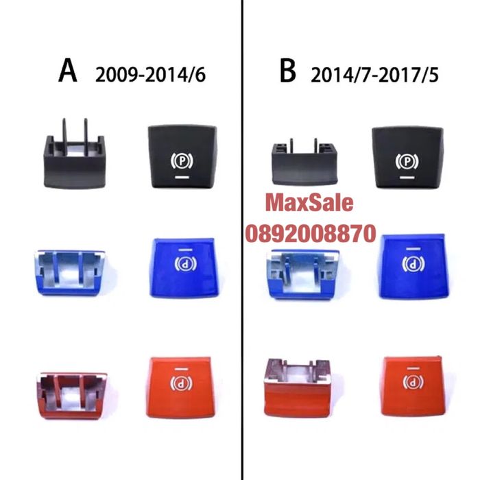 Копче бутон за ръчна спирачка BMW F01 F02 F10 F12 F15 F25 БМВ