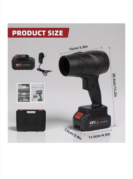 Suflanta Aer Profesionala Violent 35000RPM, Portabila