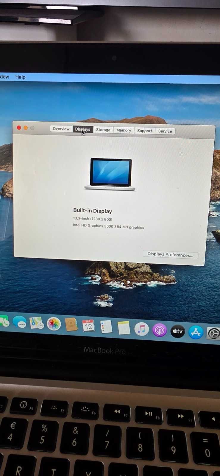 MacBook Pro 13.3'' 4GB RAM 128GB SSD Intel Core i5-като нов!Батерия-8ч