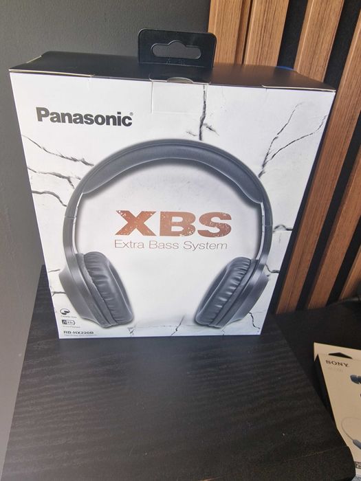 Нови Безжични слушалки с микрофон Panasonic - RB-HX220B, черни