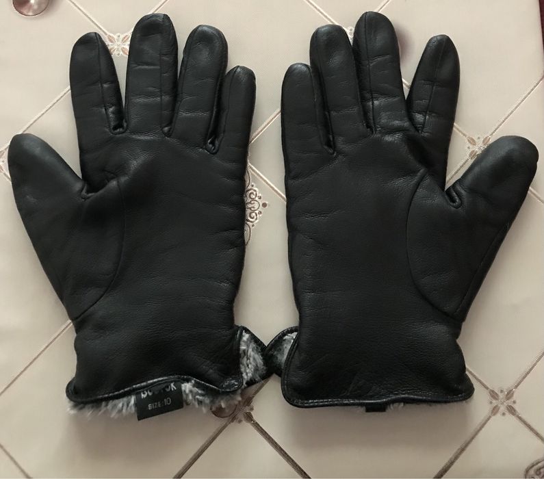 Мужская кожаная перчатка