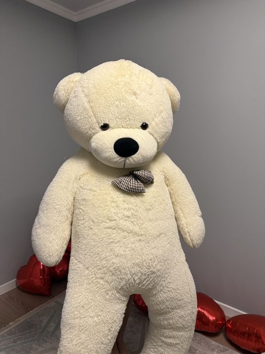 Огромный мишка, чистый мягкий рост 1.75