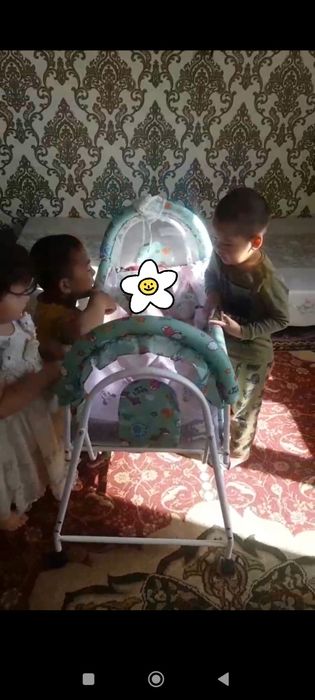 Детская люлька кровать кочеля