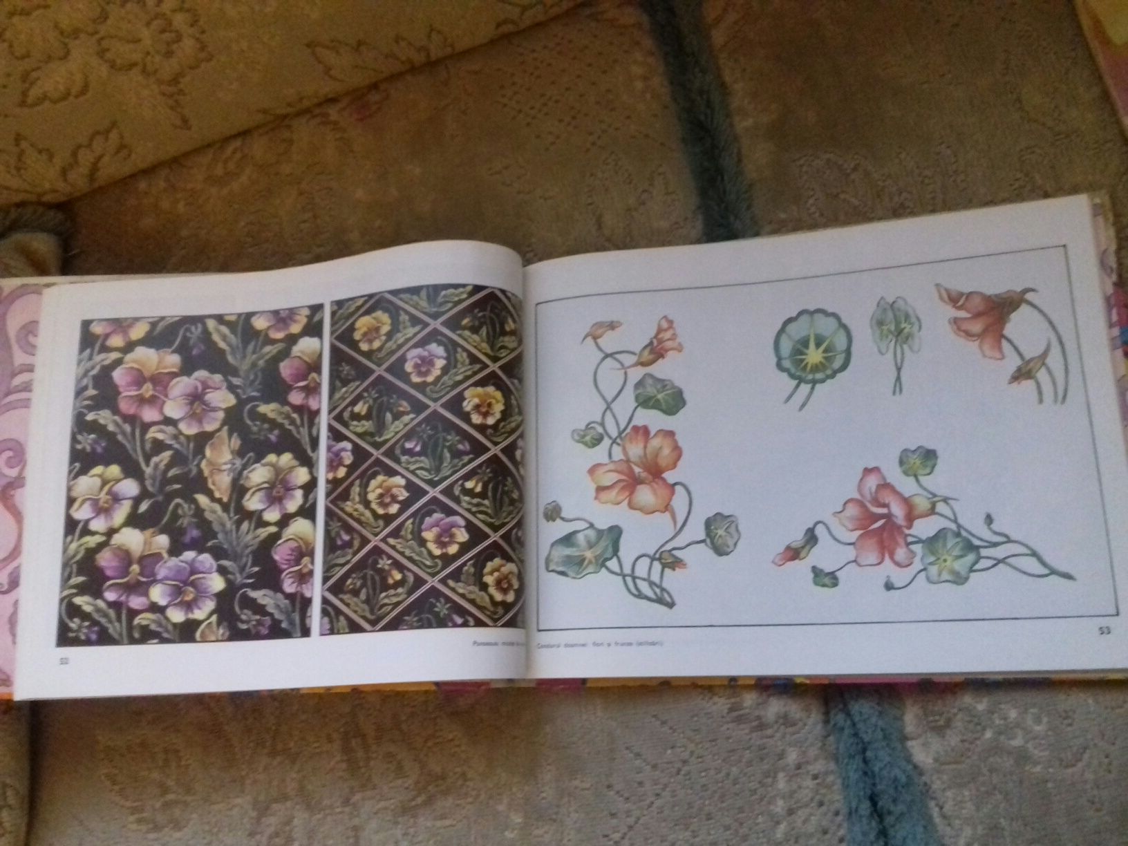 Catalog modele florale, coperta cartonata ,pagini lucioase