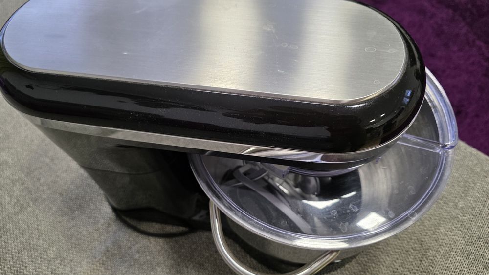 Malaxor / Mixer Biovita cu bol de 6L din inox, putere 1500W, Negru