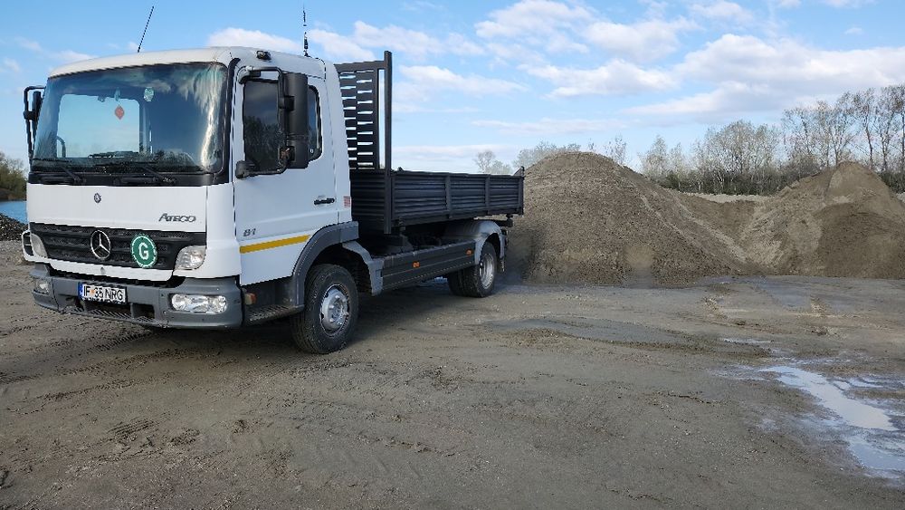 Pamant Balast Nisip Agregate Miniexcavator