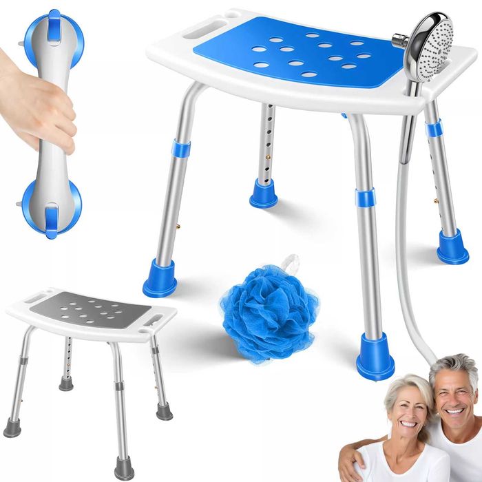 Регулируем стол за баня/душ с неплъзгащи се крака - НОВ