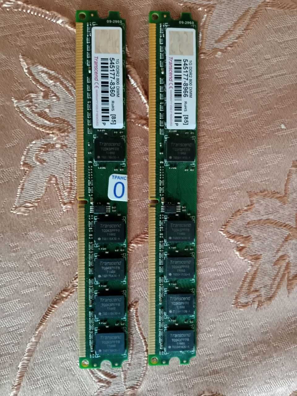 ОЗУ DDR2 800 DIMM\1GB  2 шт.