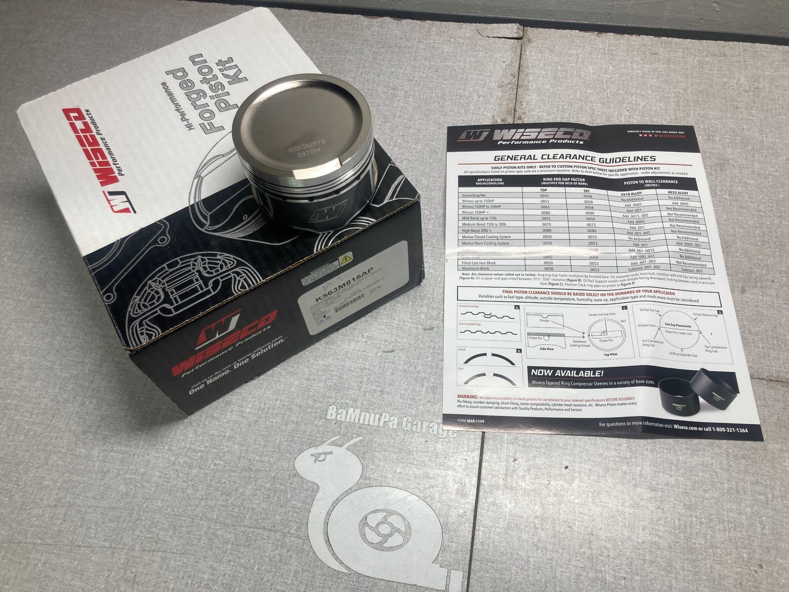 Ковани бутала JE Wossner Wiseco FCP 1.8t 2.0tfsi c20xe z20let r32 bmw