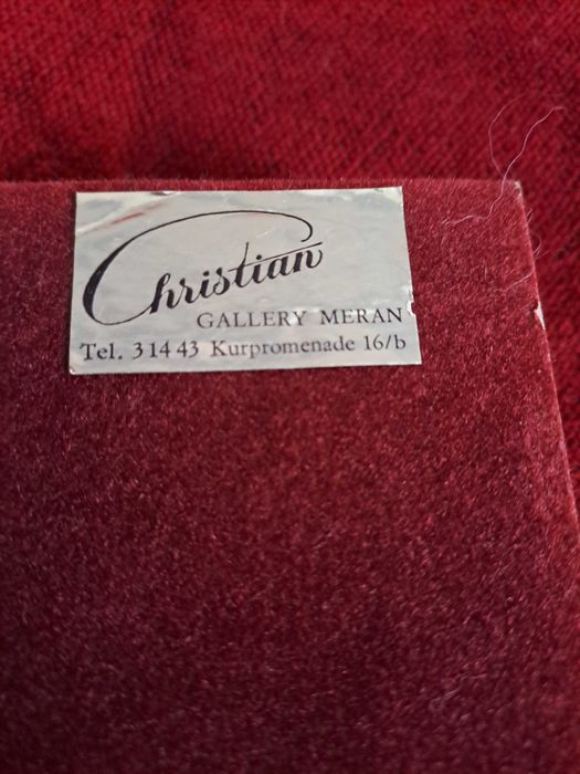 tablou pictura pe panza semnat certificat 14/17 cm