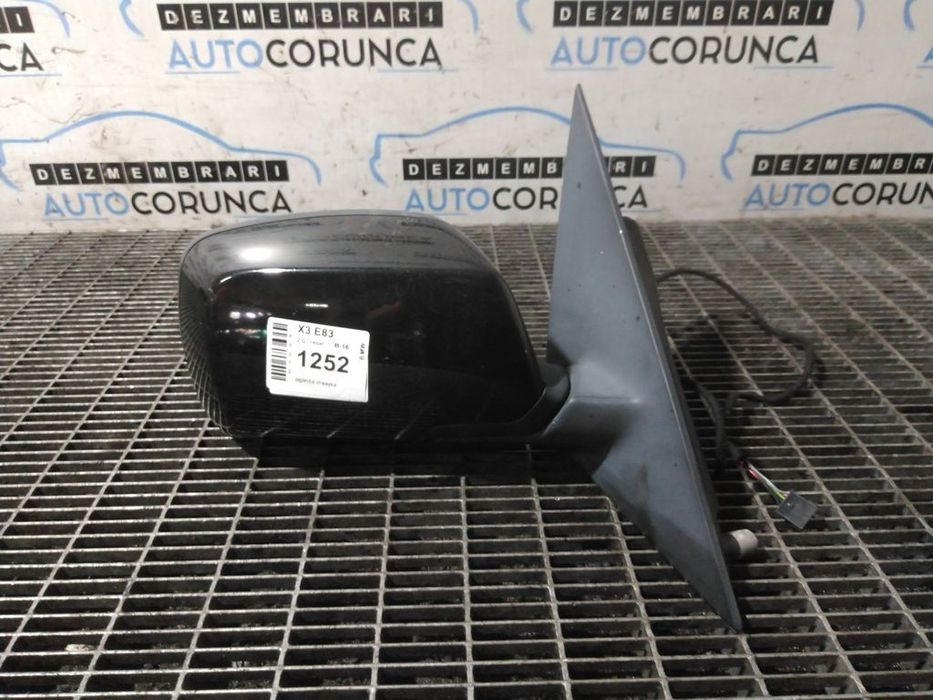 Oglinda dreapta BMW X3 E83 2006 - 2010 5 Usi Jet black 668 (1252) Fara rabatare