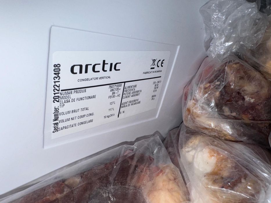 Congelator Arctic ANC135+ - 117L, 4 sertare,