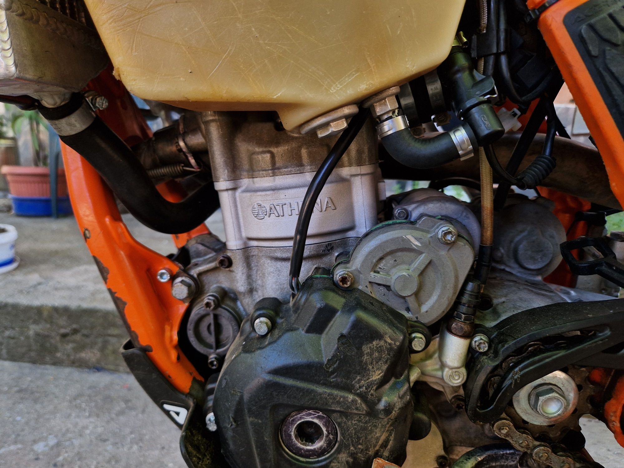 Ktm exc 350 стартер и манивела