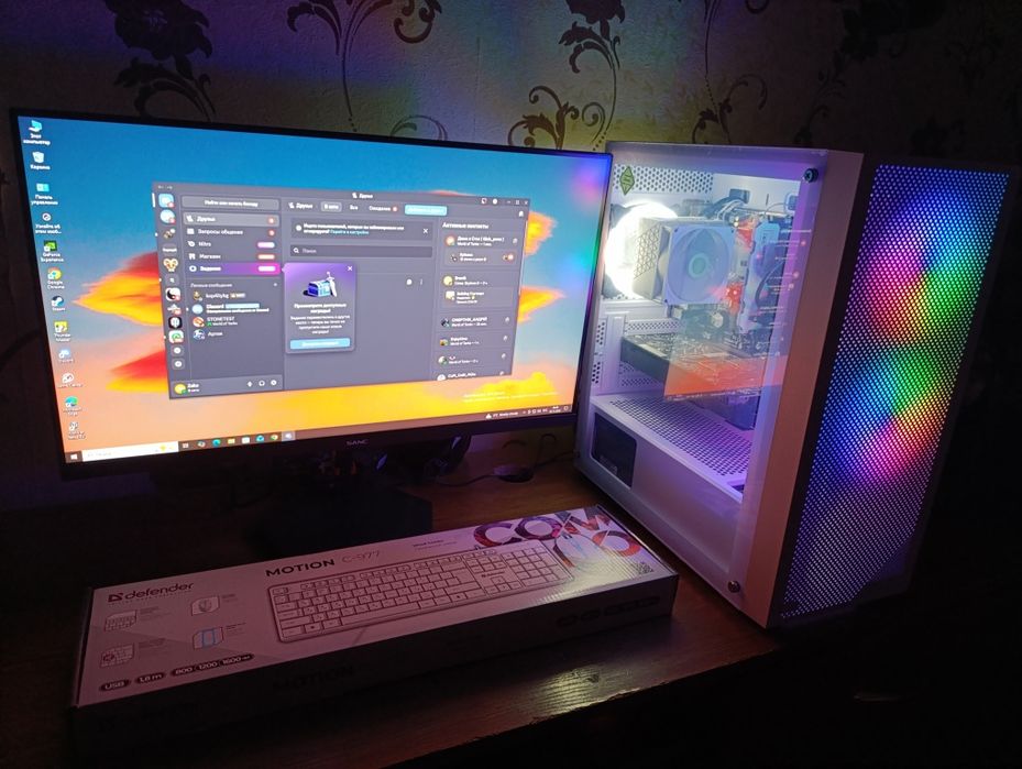 Отличный компьютер в комплекте! Intel core i7, RAM 16Gb, SSD+HDD.