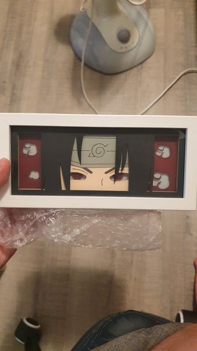 Lampă decorativă 3D RGB Naruto Itachi - Control la distanță