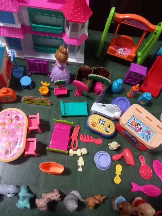 Lot jucarii catei și accesorii
