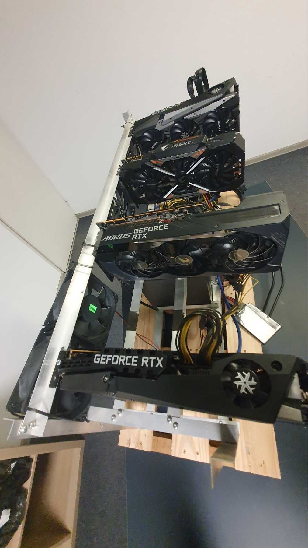 Mining Rig с RTX 3090 24GB + 2x RTX 3080 Ti 12GB + GTX 1080 Ti 11GB