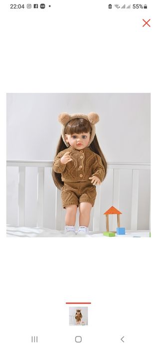 Кукла Reborn интерактивная